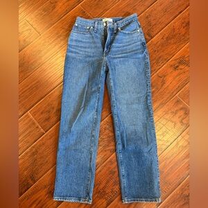 BNWT madewell perfect vintage straight jean denim